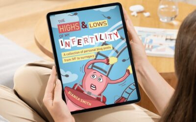 The Highs and Lows of My Infertility Book Cover Design