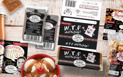 Packaging Design for Tasha’s Fudge